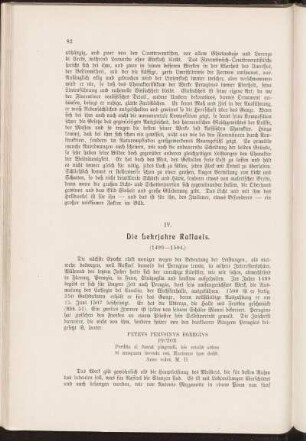 IV. Die Lehrjahre Raffaels. (1499-1504.)
