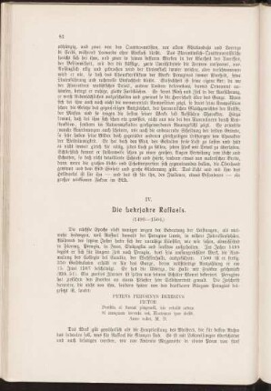 IV. Die Lehrjahre Raffaels. (1499-1504.)
