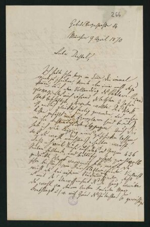 103-106, Brief vom 9. April 1870
