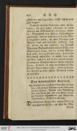 Das neunzehnte Kapitel