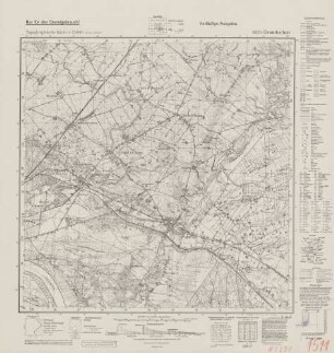 2978 Gramtschen, Topographische Karte 1:25000 (4cm - Karte)