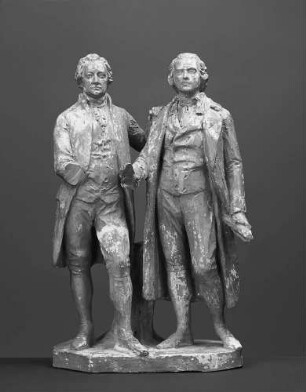 Entwurf zum Goethe-Schiller-Denkmal in Weimar