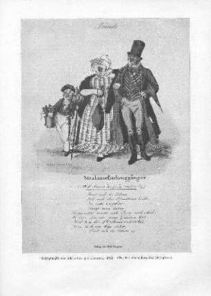 Lithographie von Theodor Hosemann, 1829
