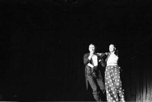 Berlin: Kabarett der Komiker; Earl Leslie und Flora Duane; Tanz