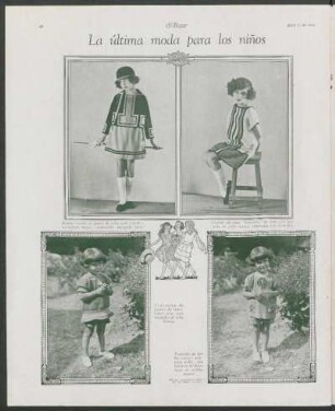 La última moda para los niños