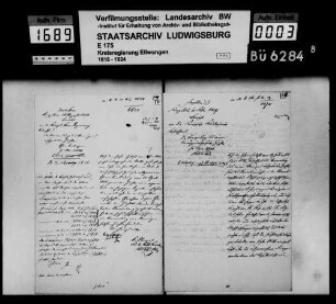 Verwendung des Vermögens der aufgelösten Zünfte, OA Künzelsau