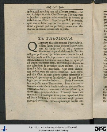 De Theologia.