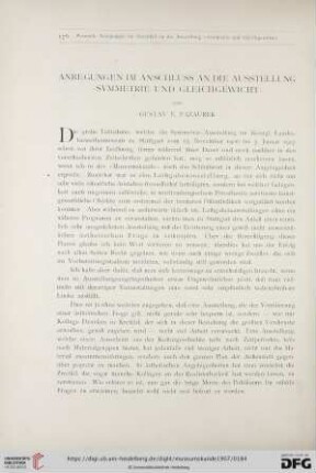 3: Anregungen im Anschluss an die Ausstellung Symmetrie und Gleichgewicht