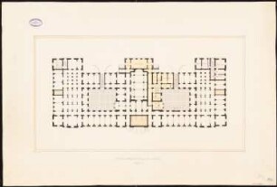 Kunstgewerbeschule, Leipzig: Grundriss UG 1:200