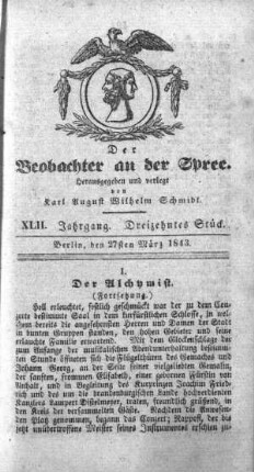 13. Stueck, 27. Maerz 1843