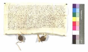 Hans von Ulme, Bürger zu Orngaw, Gefängnis; Siegel: Hans von Orn und Hans von Berlichingen.