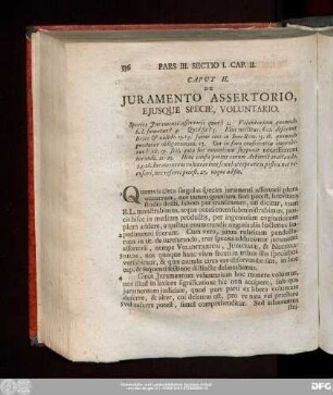 Caput II. De Iuramento Assertorio, Eiusque Specie, Voluntario.