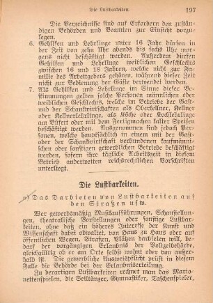 Die Lustbarkeiten