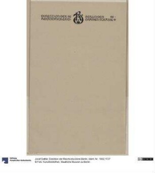 Direktion der Reichsdruckerei Berlin
