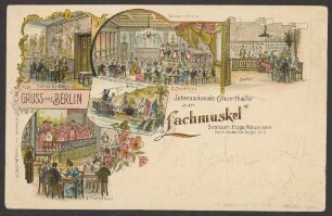 Ansichtskarte „Internationale Concerthalle“, Kommandantenstraße