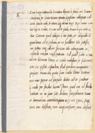 Konrad Peutinger (1465 - 1547) Autographen: Briefe von Konrad Peutinger an verschiedene Adressaten - BSB Autogr.Cim. Peutinger, Konrad, 1. Konrad Peutinger (1465 - 1547) Autographen: Brief von Konrad Peutinger an Johann Jakob Fugger - BSB Autogr.Cim. Peutinger, Konrad.1