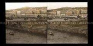 Blick über Hafen auf Algier