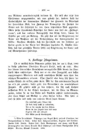 Kollege Isegrimm : Pädagogisches
