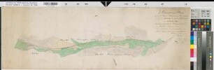 Attendorn (Attendorn) - Meinerzhagen (Meinerzhagen) projektierte Straße von Mühlhofe bis Albringhausen (Attendorn) 1840 1 : 2500 32,5 x 99 kol. Zeichnung Fr. Heller KSA Nr. 1132