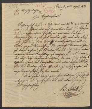 Brief an Ludwig van Beethoven : 10.04.1824