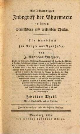 Grundriß der Physik : als Vorbereitung zur Chemie, Naturgeschichte und Physiologie ; mit 16 Tabellen