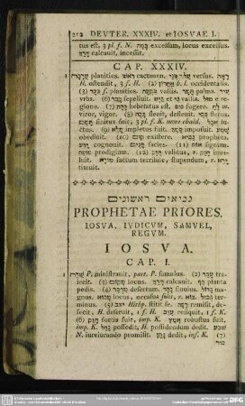 Prophetae Priores. Iosua, Iudicum, Samuel, Regum