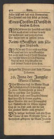 26. Anna der Jungfer Maria Mutter
