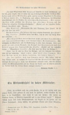533-548 Ein Weihnachtsspiel im hohen Mittelalter