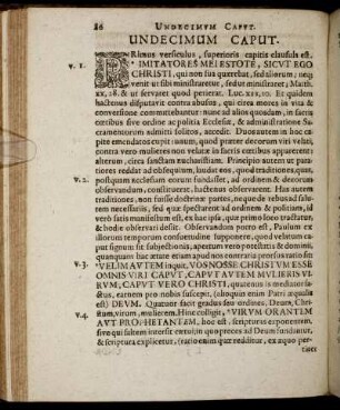 Undecimum Caput. - Decimum Sextum Caput.