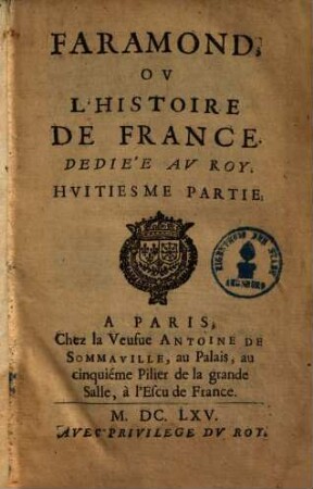 Faramond ou l'histoire de France, 8