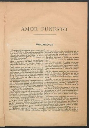 Amor funesto