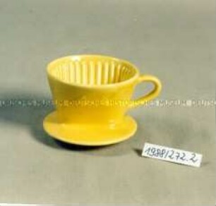 Puppengeschirr: Kaffeefilter "Melitta"