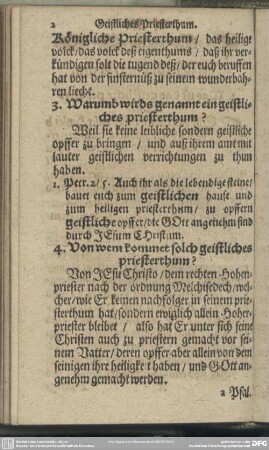 4. Von wem kommet solch geistliches priesterthum