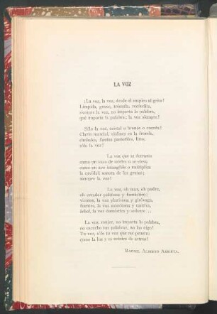 La voz