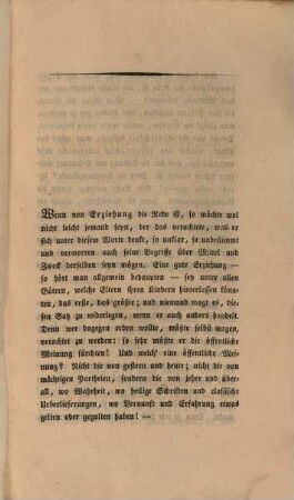 Über das Gemeinnützige der Erziehungskunde : als Einladung zu seinen Vorlesungen