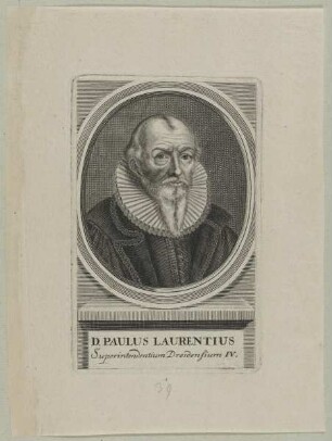 Bildnis des Paul Laurentius
