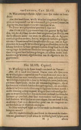 Het XLVII. Capittel