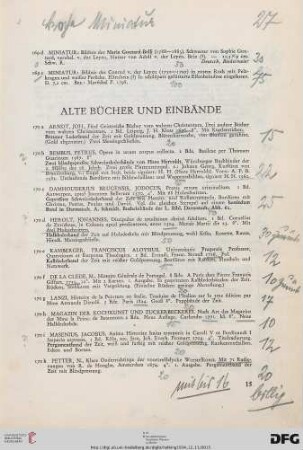 Alte Bücher und Einbände (Nr. 170-170)
