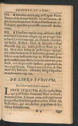 De Libro Judicum.