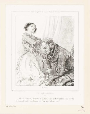 _ Ah ςa! voyons, mosieu le Baron, que diable voulez-vous qu’on fasse de votre confiance, si l’on n’en abuse pas?, Blatt 27 der Folge "Les Partageuses"