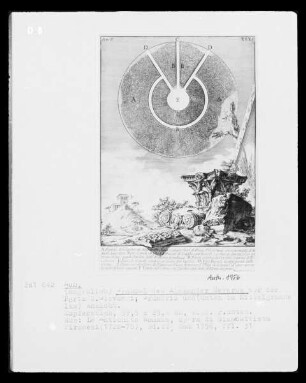 Die römischen Altertümer, Werk des Giambattista Piranesi venezianischer Architekt, aufgeteilt in vier Bänden — DIE RÖMISCHEN ALTERTÜMER II — Grundriß des Grabmals des Alexander Severus