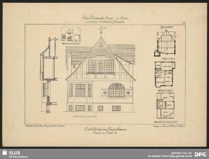 Landhaus in Brückenau [Grundriss, Aufriss]