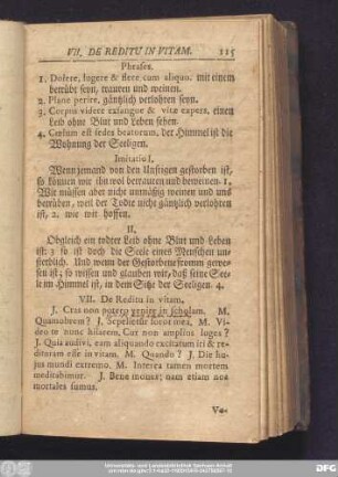 VII. De Reditu in vitam.