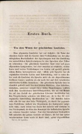 Grundzüge der griechischen Lautlehre