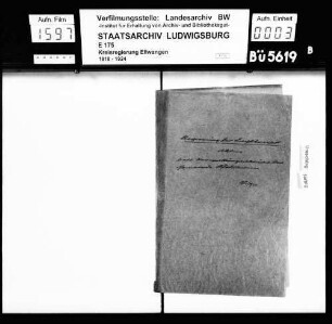 Verwaltungsaktuare, OA Welzheim
