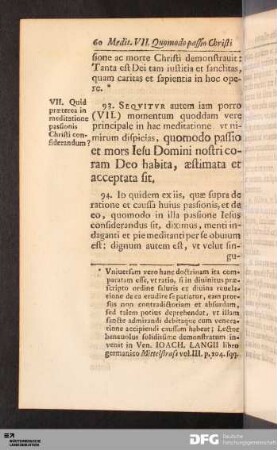 Meditatio VII.