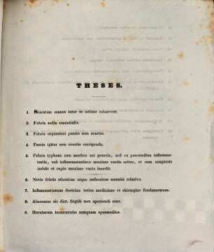 Joan. Bapt. Weissbrod, med. et chir. doct. ... ad disputationem publicam praeside ... Joan. Nep. De Ringseis, med. et chir. doctore ... pro summis in medicina, chirurgia et arte obstetricia honoribus rite obtinendis a praenobili et perdocto viro ac domino Jacobo Denkel, Burgheimense, Suevo-Bavaro die V. Januarii MDCCCXLIII. hora X. habendam ... invitat