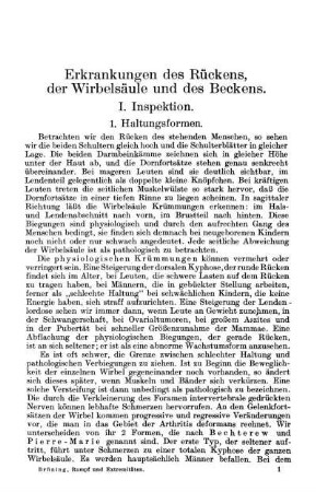 Erkrankungen des Rückens, der Wirbelsäule und des Beckens.