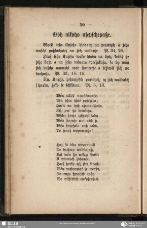 Bóh nikoho njepschepaße