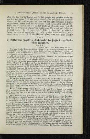 J. Viktor von Scheffels "Ekkehard" im Lichte der geschichtlichen Wahrheit